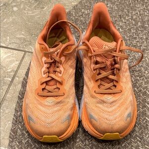 Women's Hoka Orange Athletic Shoes